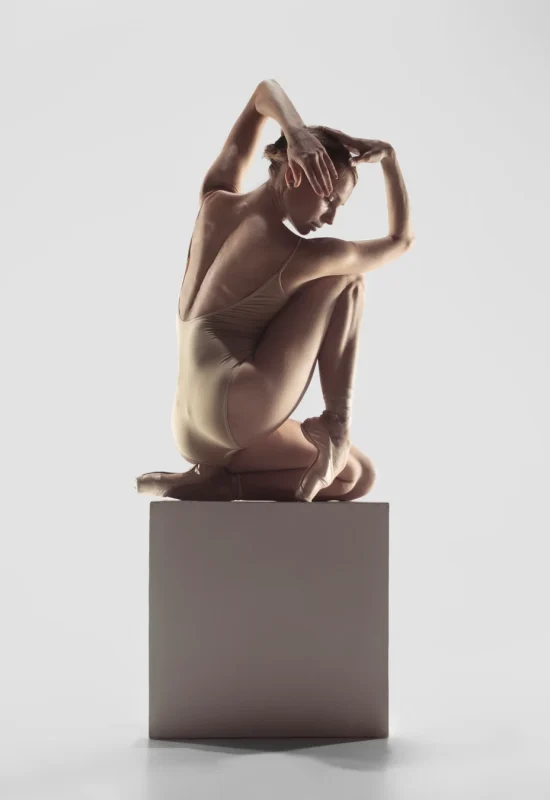 Classical ballet class for adults and teens at a dance school in Madrid